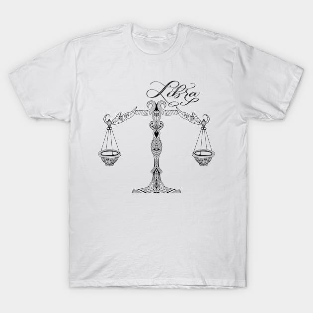 Libra T-Shirt by Gsallicat